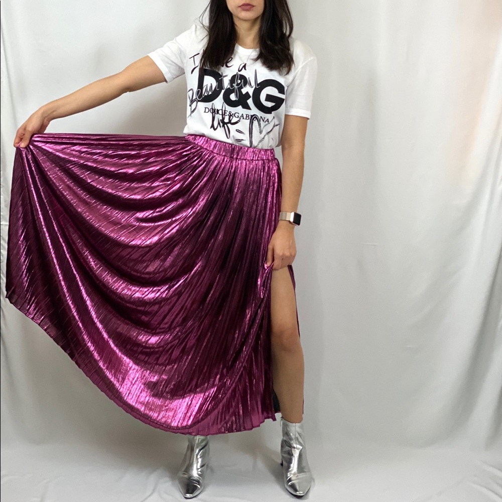 Sold. Nasty Gal Metallic Skirt